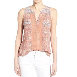 Sanctuary Collage Craft Split Neck Tank